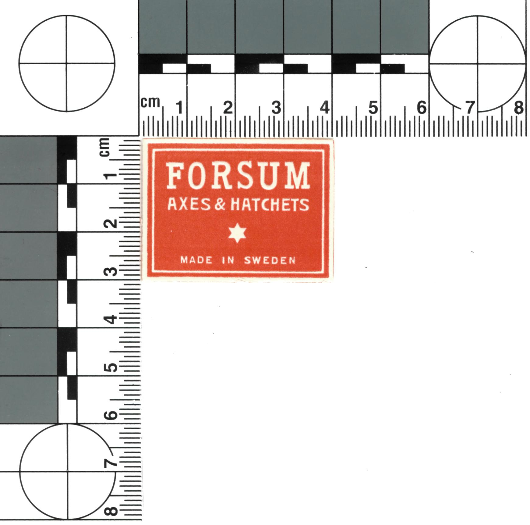 FORSUM AXES & HATCHETS